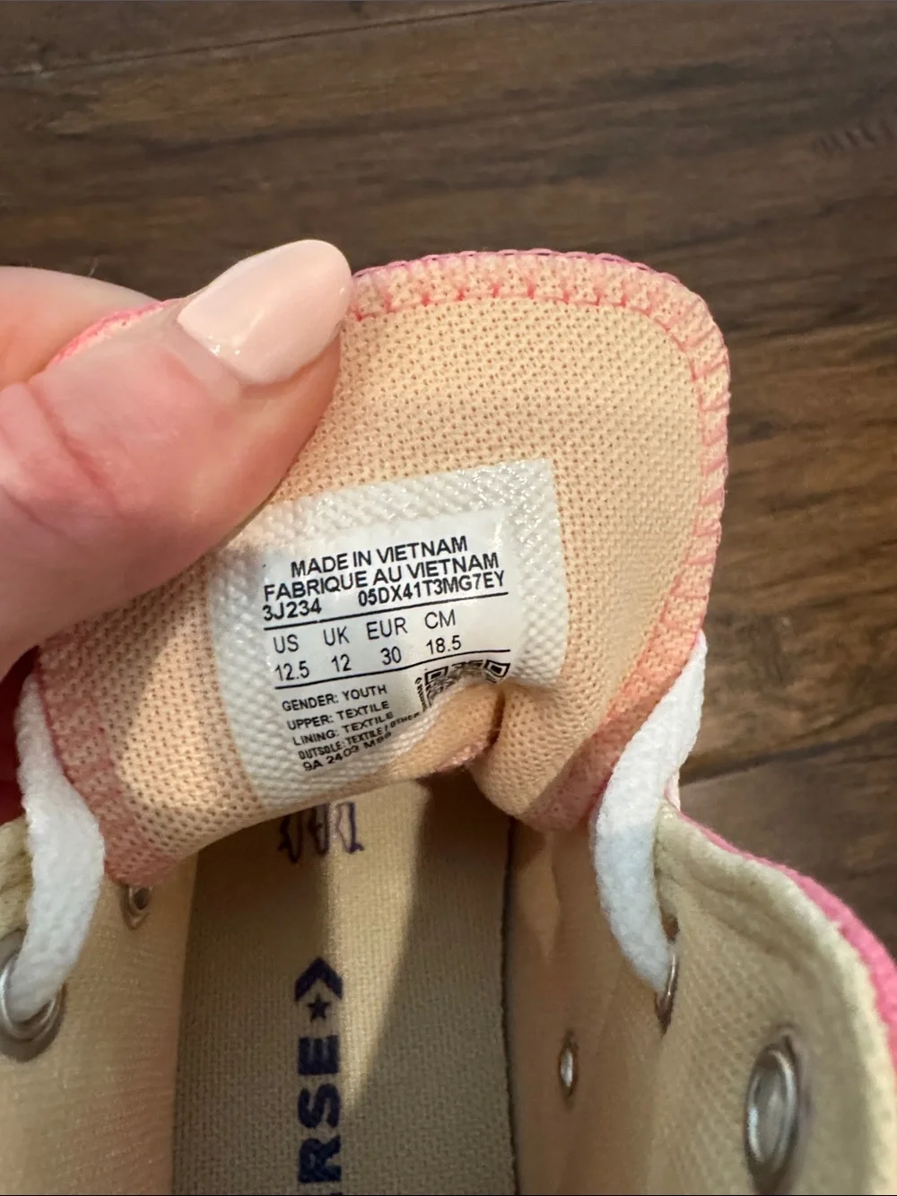 Converse Kids Pink High-Top Canvas Sneakers